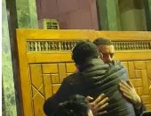 أحمد السقا وباسم سمرة وهشام سليمان يشاركون فى عزاء سمية الألفى.. فيديو وصور