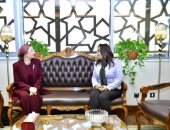 وزيرة التنمية المحلية تستقبل أمينة اتفاقية الأمم المتحدة لمكافحة التصحر