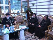 البابا تواضروس الثاني يستقبل الأنبا باخوميوس لبحث شؤون دير القديس مكاريوس السكندري