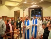 أجراس كاتدرائية العذراء مريم للأقباط الكاثوليك بمدينة نصر تدق احتفالًا بعيد الميلاد