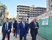المهندس حسن الخطيب وزير الاستثمار والتجارة الخارجية يتفقد مشروع تطوير مبني وزارة الداخلية بـ"لاظوغلي"