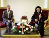 رئيس تحرير اليوم السابع يزور بطريرك الأقباط الكاثوليك لتهنئته بعيد الميلاد المجيد