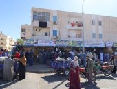 افتتاح سوق اليوم الواحد بمدينة طور سيناء بأسعار مخفضة