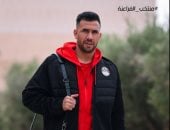 وصول حافلة منتخب الفراعنة ملعب مباراة جنوب أفريقيا