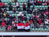 جماهير مصر تدعم منتخب الفراعنة أمام جنوب أفريقيا بمدرجات استاد أكادير.. صور