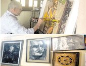 الفنان فتحى عفيفى: الفن ليس ترفا لكنه ضرورة لبناء الوعى..  لوحاتى بالمتاحف المصرية تكريم لمسيرتى.. لوحة فحم بمكتبة مدرستى كانت الشرارة الأولى فى مشوارى.. ومصر مليانة مواهب محتاجة عين تكتشفها بدري