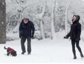 شوارع إسبانيا مغطاة بالثلوج.. إغلاق 41 طريقا فى عيد الميلاد.. صور