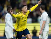 النصر يتقدم على الأخدود بثنائية كريستيانو رونالدو فى شوط أول نارى