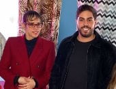 ياسين رشدى يحتفل مع خطيبته نور عمرو دياب بإطلاق أول أغانيه جمال عيونها