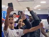 شاهد احتفالات لاعبى المصرية للاتصالات بالفوز على الأهلى فى كأس مصر