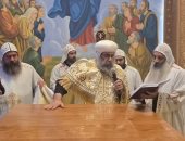 تدشين كنيسة الثلاث مقارات بدير القديس يحنس القصير بطريق العلمين