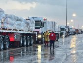 مد غزة بـ7400 طن مساعدات و42 ألف بطانية ضمن قافلة زاد العزة الـ103