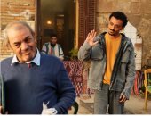 شاهد.. كزبرة وعلاء مرسى فى كواليس مسلسل بيبو 