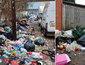 إضراب عمال النظافة يغرق شوارع برمنجهام بالنفايات بعد عيد الميلاد