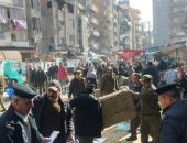 حى أول المحلة الكبرى يشن حملة مكبرة لإزالة الاشغالات بسوق أبو دراع
