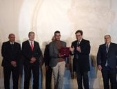 تكريم أحمد إبراهيم الشريف بمؤتمر أدباء مصر عن دوره فى الإعلام الثقافى.. صور