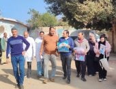 شركة مياه الجيزة تطلق قافلة مائية لخدمة أهالى قرية برنشت فى العياط