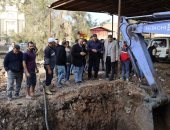 رئيس مياه الغربية يتفقد إحلال وتجديد خط مياه رئيسى بالمحلة عمره 101 عام