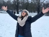 سميرة سعيد تودع 2025 من مدينة الثلوج المغربية برفقة عائلتها