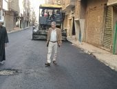 محافظ سوهاج: رصف منطقة شارع الشريف وتفرعاته بطول 17 ألف متر 