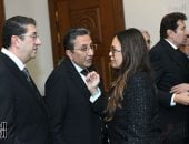 داليا البحيرى ومحمد محمود ومحمد جمعة يشاركون فى عزاء والدة هانى رمزى