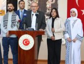 السفير التركى ينظم فعالية لدعم الفلسطينيين فى أول أيام العام الجديد.. صور