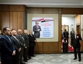 جولة تفقدية لرئيس الوزراء فى عدد من أقسام مصنع سيماف بحلوان