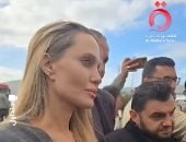 لقطات من زيارة أنجلينا جولى لمعبر رفح ضمن جولة فى محافظة شمال سيناء