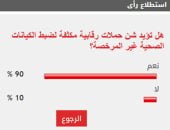 90 % من القراء يؤيدون شن حملات رقابية مكثفة لضبط الكيانات الصحية غير المرخصة