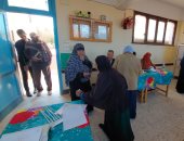 تزايد الإقبال على لجان إعادة انتخابات النواب بمركز بلاط بالوادى الجديد.. صور