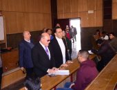 1702 طالب وطالبة يؤدون امتحانات الفصل الدراسي الأول بكلية الهندسة جامعة سوهاج