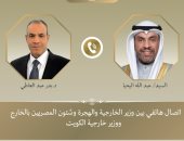 وزير الخارجية يبحث مع نظيره الكويتي جهود مصر لتنفيذ المرحلة الثانية من اتفاق غزة