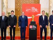الرئيس السيسى يستقبل وفد فيفا فى إطار الجولة الترويجية لكأس العالم.. صور  