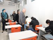 رئيس جامعة المنصورة الأهلية يتفقد امتحانات الفصل الدراسي الأول