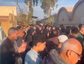 تشييع جثمان طالب الثانوي الراحل على يد صديقه غدرا بسكين في بنها