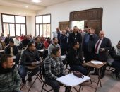 رئيس مياه القاهرة يتابع الاختبارات النهائية لتسوية الأوضاع الوظيفية للعاملين