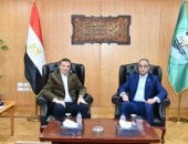 محافظ الفيوم يستقبل وزير الزراعة لتفقد عدد من المشروعات بالقطاع الزراعي