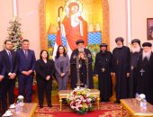 وزيرة التضامن تزور الكاتدرائية المرقسية وتهنئ البابا تواضروس بعيد الميلاد
