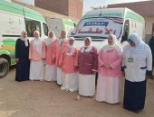 فحص وعلاج 1300 حالة وتقديم 3800 خدمة طبية مجانية لأهالى سدمنت الجبل ببنى سويف