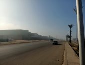 غلق الطريق الإقليمى فى المنوفية بسبب الشبورة المائية.. فيديو