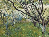 لوحة فان جوخ بستان مزهر.. ماذا كتب عنها الفنان الهولندى؟