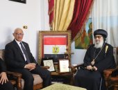 محافظ شمال سيناء يقدم التهنئه للأخوة الأقباط فى زيارة الكنيسة الأرثوذكسية بالعريش