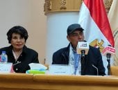 مؤتمر صحفى لمكرمى مهرجان المسرح العربى بالمجلس الأعلى للثقافة