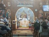 قداس عيد الميلاد من كنيسة مارجرجس بنقادة في قنا.. فيديو