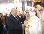 محافظ بني سويف يشهد قداس عيد الميلاد المجيد بمطرانية ببا