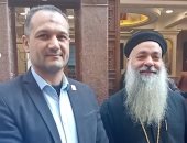 احتفالات بكنيسة القديسة دميانة بكفر الشيخ وتوافد كبير من المسلمين لتقديم التهنئة