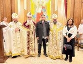 النائب عبد المنعم إمام يهنئ كنائس القاهرة الجديدة والقطامية وبدر بعيد الميلاد