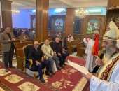 محافظ شمال سيناء يهنئ الإخوة الأقباط بعيد الميلاد بكنيسة الضاحية