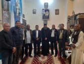 رئيس مدينة الطود يزور دير القديسين وكنيسة السيدة مريم العذراء لتقديم التهنئة بعيد الميلاد.. صور  