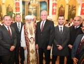 محافظ الغربية يشارك في قداس عيد الميلاد بكنيسة مار جرجس بطنطا